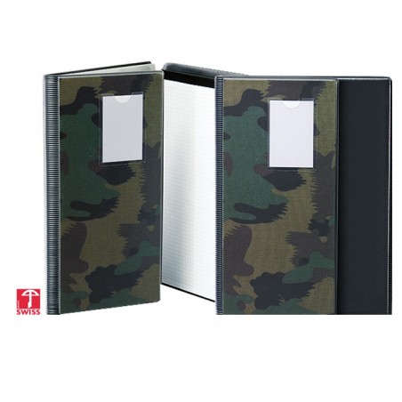 Porte-documents de terrain - camouflage - A4