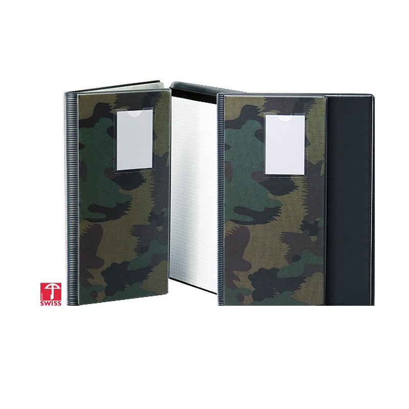 Porte-documents de terrain - camouflage - A5