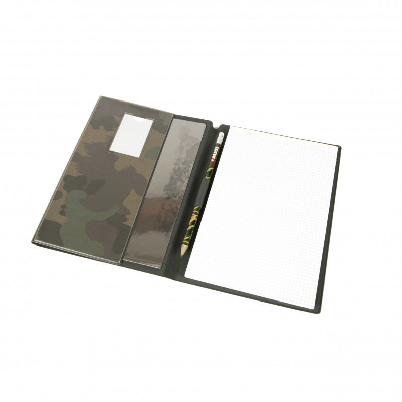 Porte-documents de terrain - camouflage - A5