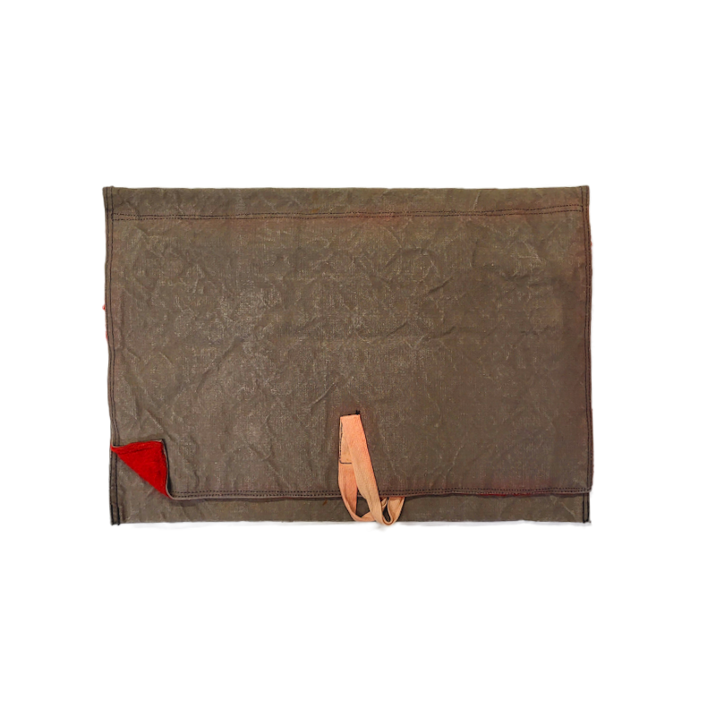Tasche für Pferdeputzzeug - olivgrün/grau und rot - gebraucht Tasche für Pferdeputzzeug - olivgrün/grau und rot - gebraucht