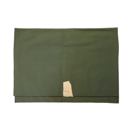 Tasche für Pferdeputzzeug - olivgrün und rot - neu