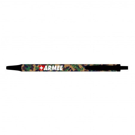 Stylo à bille motif camouflage de l'Armée suisse Stylo à bille motif camouflage de l'Armée suisse
