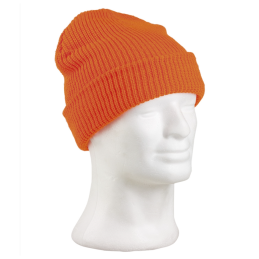 Rollstrick-Mütze - orange