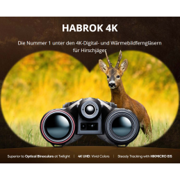 Hikmicro - Multispektrum Binocular - Habrok 4K HE25LN