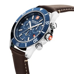 Swiss Military Hanowa - Flagship X Chrono - blau mit Lederarmband