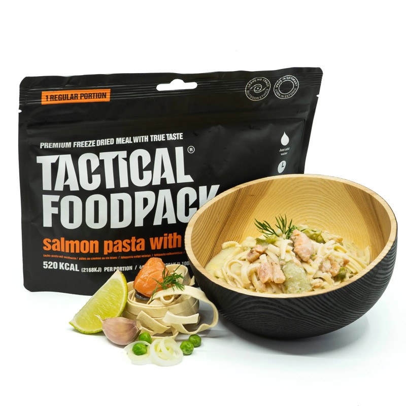 Tactical Foodpack - Pâtes au saumon et au vin blanc