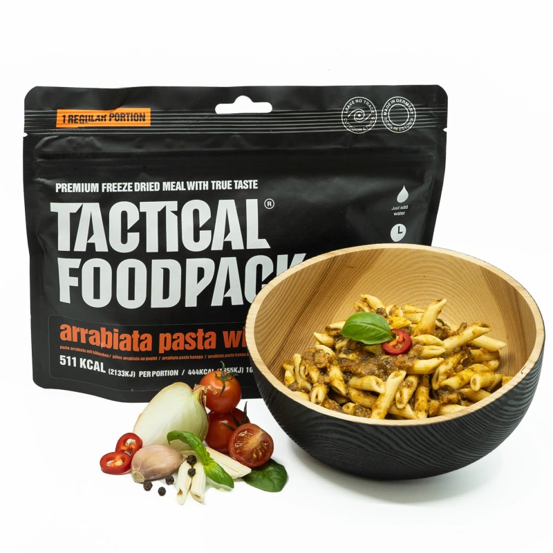 Tactical Foodpack - Pasta Arrabiata mit Hähnchen