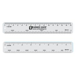Karten-Massstab Aluminium (150mm)