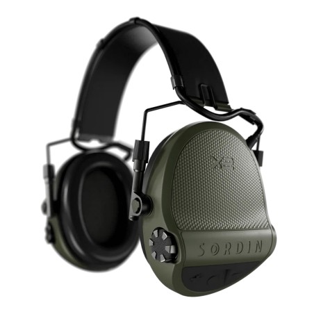 Protection auditive - Sordin X2 - GEL - olive