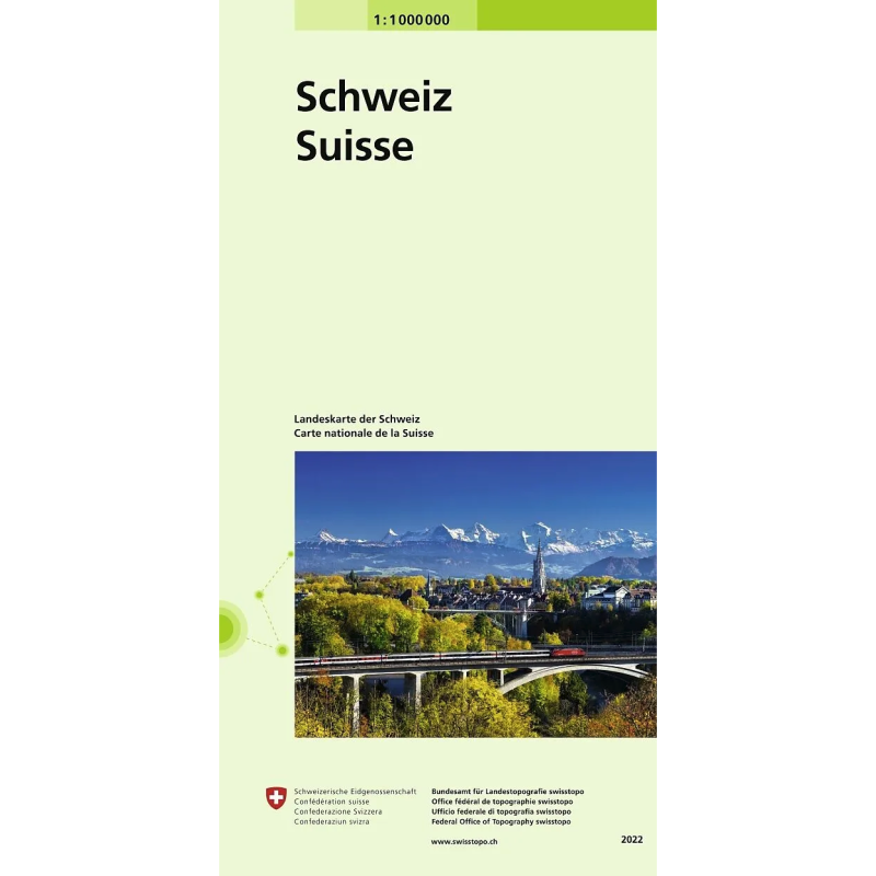 Landeskarte der Schweiz - 1:1'000'000
