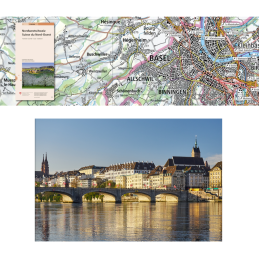 Landeskarte der Schweiz - 1:200'000 - Set Blätter 1-4