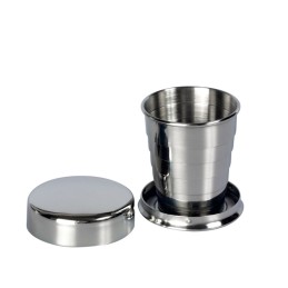 Teleskop-Becher aus Edelstahl - 75ml