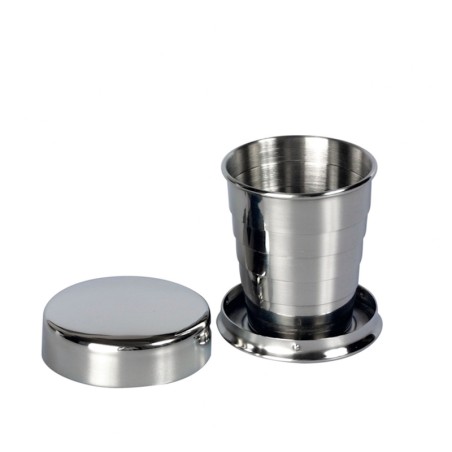Teleskop-Becher aus Edelstahl - 75ml