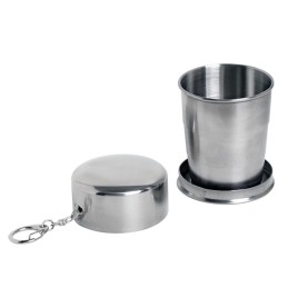 Teleskop-Becher aus Edelstahl - 150ml