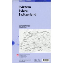 Carte générale Suisse - 1:300'000