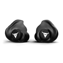 Decibullz - bouchons d'oreille moulables sur mesure - noir