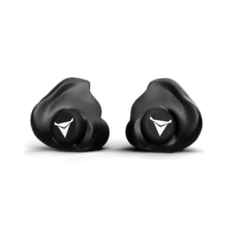 Decibullz - bouchons d'oreille moulables sur mesure - noir