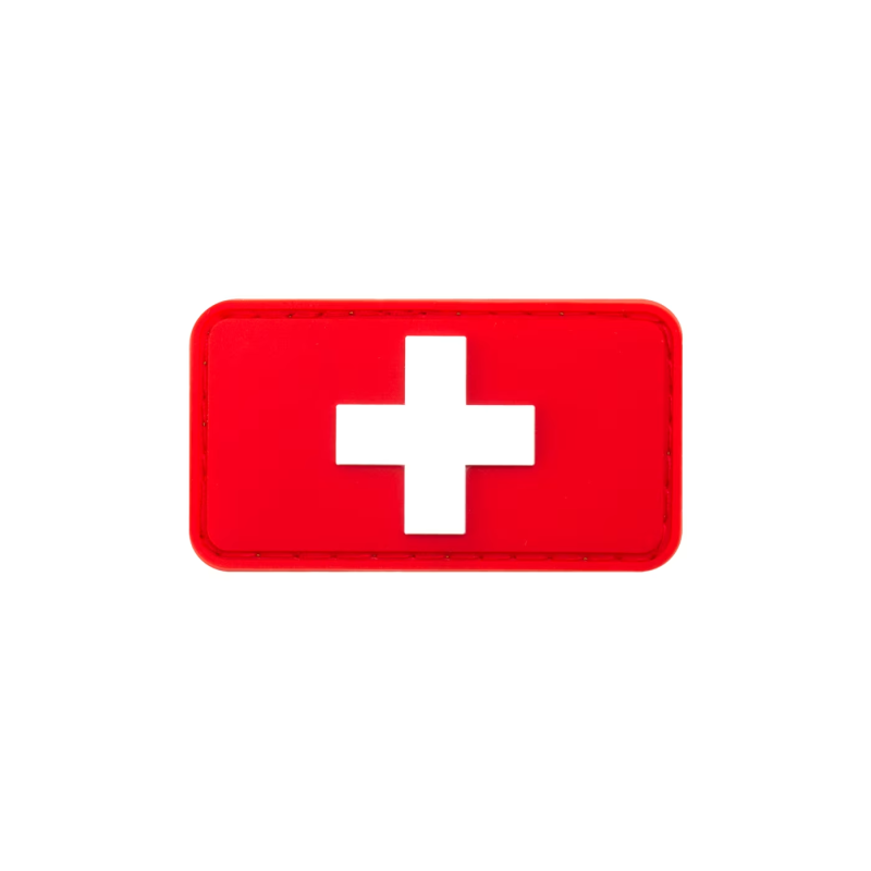 Badge en velcro - Swiss Flag Rubber Patch