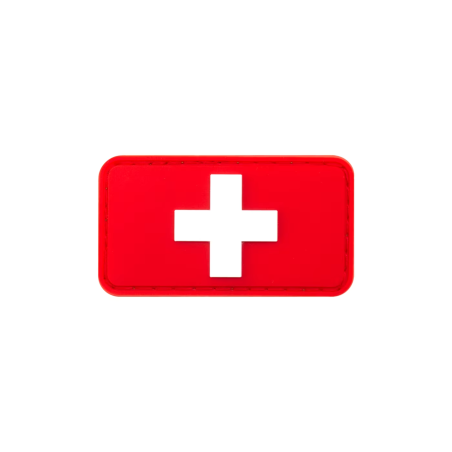 Badge en velcro - Swiss Flag Rubber Patch