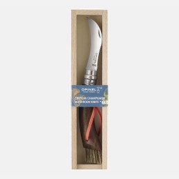 Opinel - N°8 Inox - Couteau à champignons en bois de noyer