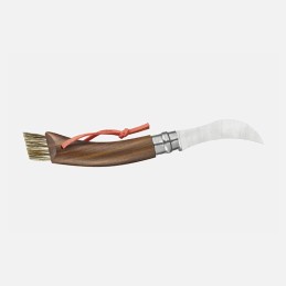 Opinel - N°8 Inox - Couteau à champignons en bois de noyer