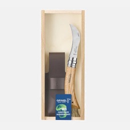 Opinel - N°8 Inox - Couteau à champignons en bois de chêne