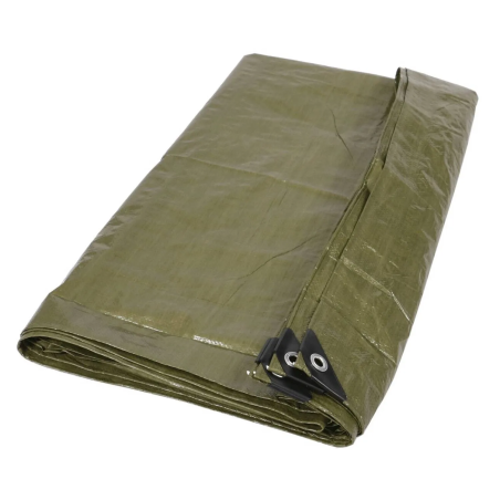 Bâche polyvalente 210 g/m² - olive (extra-résistante)