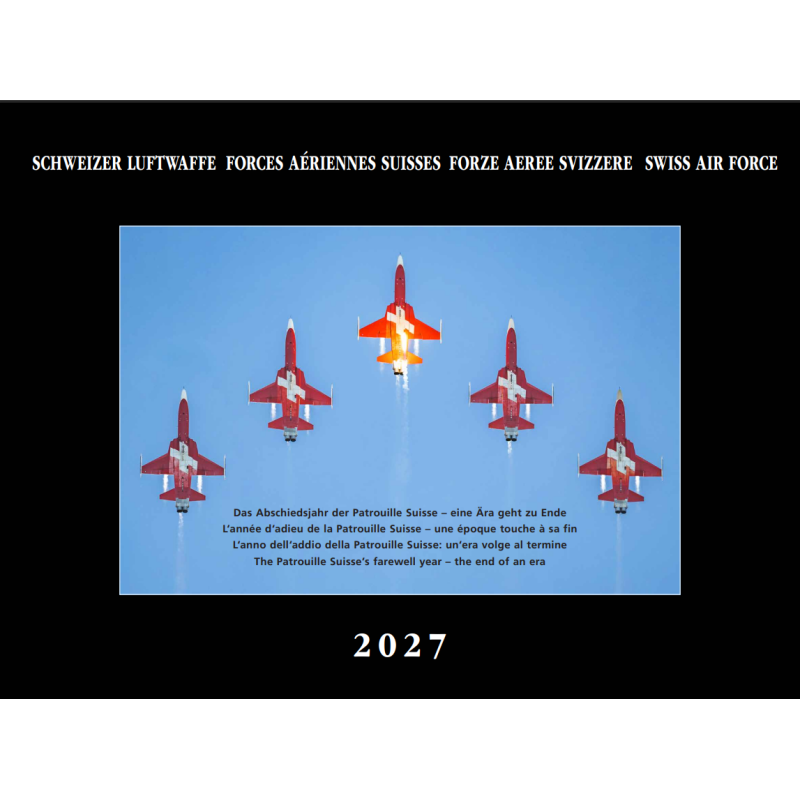 Calendrier des Forces aériennes 2027